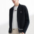 FILA 商务Logo休闲运动针织夹克 男款 黑色 / Куртка FILA Trendy Clothing Featured Jacket F11M038509F-BK