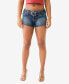 ფოტო #1 პროდუქტის Women's Joey Flap Big T Cut Off Short