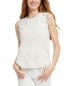 NIC+ZOE 292421 Women's Sleeve LACE Tank, Paper White, Extra Large