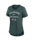 Фото #3 товара Women's Hunter Green Colorado Rockies City Connect Tri-Blend T-shirt