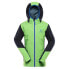 Толстовка Alpine Pro Gomaro full zip fleece green / dark blue, 104-110 cm - фото #2