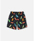 ფოტო #3 პროდუქტის Baby Boy Board short Above The Knee Black Printed Multicolor Surf - Infant