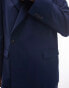 Topman modern fit suit jacket in navy