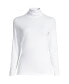 Фото #1 товара Women's Petite Lightweight Fitted Long Sleeve Turtleneck Top