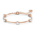 Фото #1 товара Swarovski Damen Armreif Constella Weiß, Roségoldfarbe 5609711