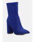 Фото #2 товара ankle lycra block heeled boots