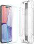 Spigen Spigen Glass tR EZ Fit 2 Pack, transparency - iPhone 15