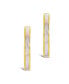 Genuine Mother of Pearl Mishel Hoop Earrings