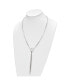 ფოტო #3 პროდუქტის Polished Circle with Tassel on a 23.5 inch Cable Chain Necklace