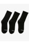 U Crew Cut Sock Unisex Siyah Çorap S192135-001