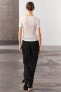 Zw collection flared trousers with pockets