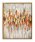 Фото #1 товара Canvas Abstract Framed Wall Art with Gold-Tone Frame, 39" x 2" x 39"