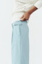 Фото #3 товара Женские брюки ZARA Culottes с боковыми пряжками