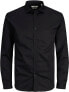 Pánská košile JPRBLACARDIFF Slim Fit 12201905 Black L - фото #1