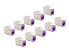 Фото #1 товара Delock Keystone Modul RJ45 Buchse zu LSA Cat.6A werkzeugfrei violett Set 10