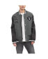 ფოტო #1 პროდუქტის Men's Heather Gray, Black Las Vegas Raiders Gunner Full-Zip Varsity Jacket