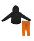 Toddler Girls Black, Orange Texas Longhorns Most Delightful Way Long Sleeve Hoodie T-shirt and Leggings Set