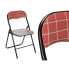 Фото #4 товара Складной стул Hand Made Коричневый Чёрный Серый PVC Металл 43 x 46 x 78 cm (6 штук)