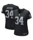 Фото #4 товара Women's Bo Jackson Black Las Vegas Raiders Game Retired Player Jersey