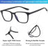 Фото #13 товара Joopin Blue Light Filter Non-Prescription Glasses for Women Men, Computer Glasses, Blue Filter, Gaming Glasses, Bluelight Filter PC Glasses