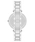 Фото #1 товара Women's Quartz Silver-Tone Alloy Link Bracelet Watch, 36mm