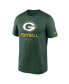 Фото #2 товара Men's Green Green Bay Packers Infographic Performance T-shirt