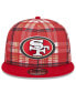 ფოტო #3 პროდუქტის Men's Scarlet San Francisco 49ers 2024 Sideline Statement 9FIFTY Snapback Hat