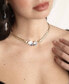 Фото #1 товара Glass Gem 18K Gold Plated Necklace