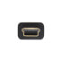 Фото #3 товара InLine USB 2.0 Mini Cable - Type A male / mini-B male (5pin) - black/gold - 2m