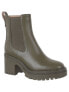 Фото #1 товара Sam & Libby Camila Women Dark Moss Twin Gore Side Zip Heeled Chelsea Boots US 11