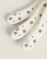 Фото #6 товара Pack of floral baby hangers (pack of 3)