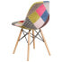 Фото #2 товара Elon Series Milan Patchwork Fabric Chair With Wood Base