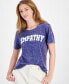 ფოტო #1 პროდუქტის Juniors' Empathy Graphic T-Shirt