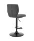 Фото #7 товара Bardot Adjustable Faux Leather Swivel Bar Stool