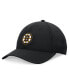 Фото #1 товара Men's Black Boston Bruins Front Office Ripstop Adjustable Hat