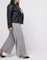 Фото #2 товара River Island Plus side stripe trouser in grey