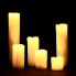 LED Kerzen 6er Set aus Echtwachs