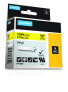 Фото #6 товара Dymo IND Vinyl Labels - Black on yellow - Multicolour - Vinyl - -40 - 80 °C - UL 969 - DYMO