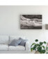 Фото #3 товара Albena Hristova Currents Gray Black White Canvas Art - 19.5" x 26"