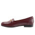 Фото #4 товара Trotters Anastasia T1750-627 Womens Burgundy Leather Loafer Flats Shoes 9.5