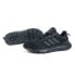 Фото #2 товара Мужские кроссовки спортивные для бега черные текстильные низкие Adidas Fluidup