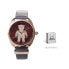 Фото #1 товара Часы женские Vivienne Westwood DWVV103BRGY0机芯/кожаный ремень/коричневый циферблат/модные украшения-медведь