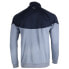 Page & Tuttle Upper Colorblock Layering Quarter Zip Jacket Mens Grey Casual Athl