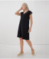 ფოტო #1 პროდუქტის Women's Cotton Relaxed Slub Market Dress