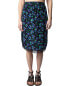 Фото #1 товара Zadig & Voltaire Jozy Bianca Flower Silk Skirt Women's