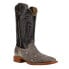 R. Watson Boots Natural Ring Tail Lizard Embroidered Square Toe Cowboy Mens Siz