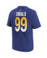 Big Boys Aaron Donald Royal Los Angeles Rams Super Bowl LVI Name and Number T-shirt