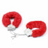 Фото #2 товара Furry Metal Handcuffs Red