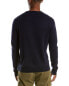 Фото #2 товара Magaschoni Tipped Cashmere Sweater Men's Navy S