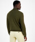 Фото #2 товара Men's Long-Sleeve Half-Zip Merino Sweater, Created for Macy's